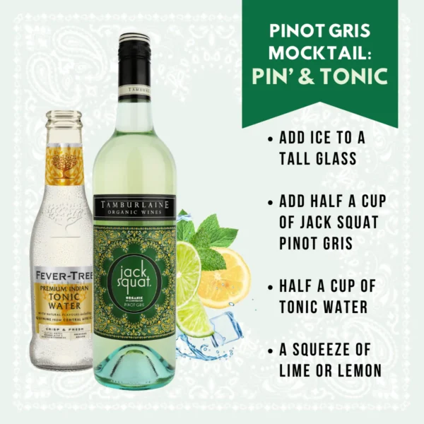 Tamburlaine Jack Squat Non-Alcoholic Pinot Gris - Image 3